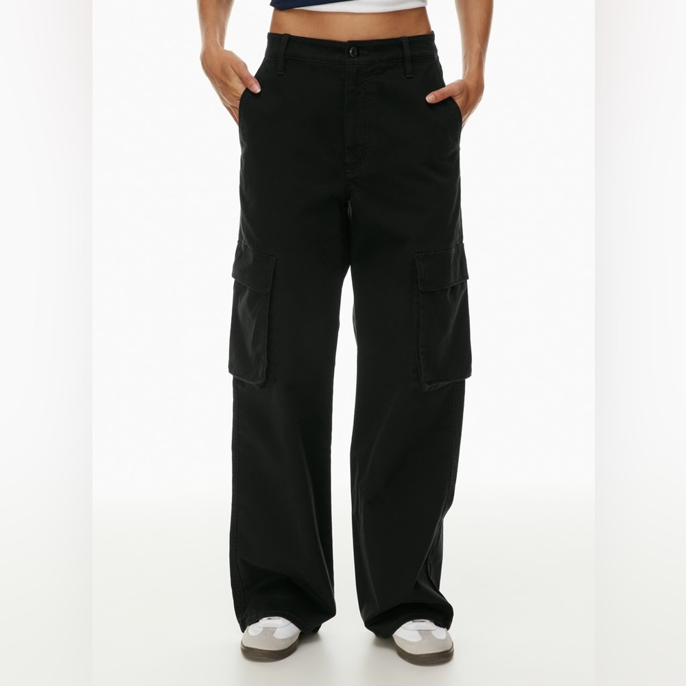 Aritzia TNA Cargo Pants Black Small Size 2 - Picture 1 of 7